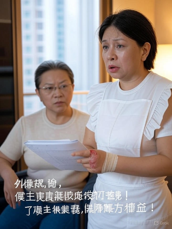 「家傭意外受傷怎麼辦？外傭、菲傭、印傭受傷僱主賠償責任全解析，教你妥善應對避免法律風險！」